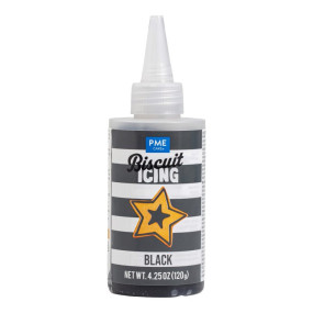 Icing Pronto a Usar Preto - 120gr